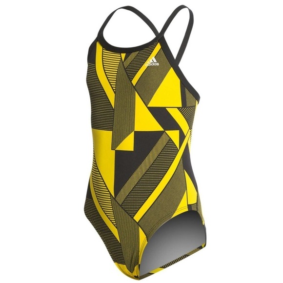 NWT Adidas Girls Sport DNA Vortex Back Swimsuit